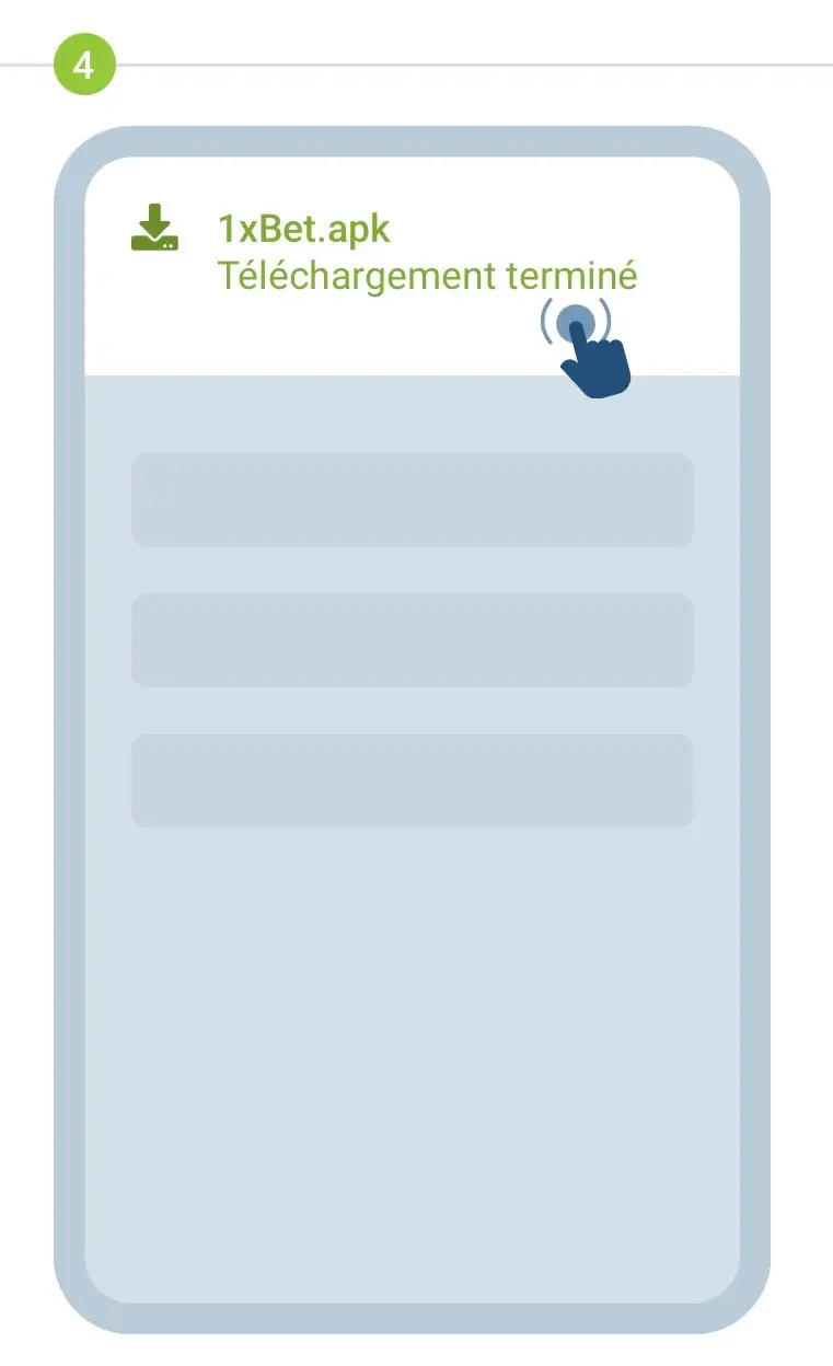 Étape 4 : Sélectionnez le fichier de l’application téléchargé