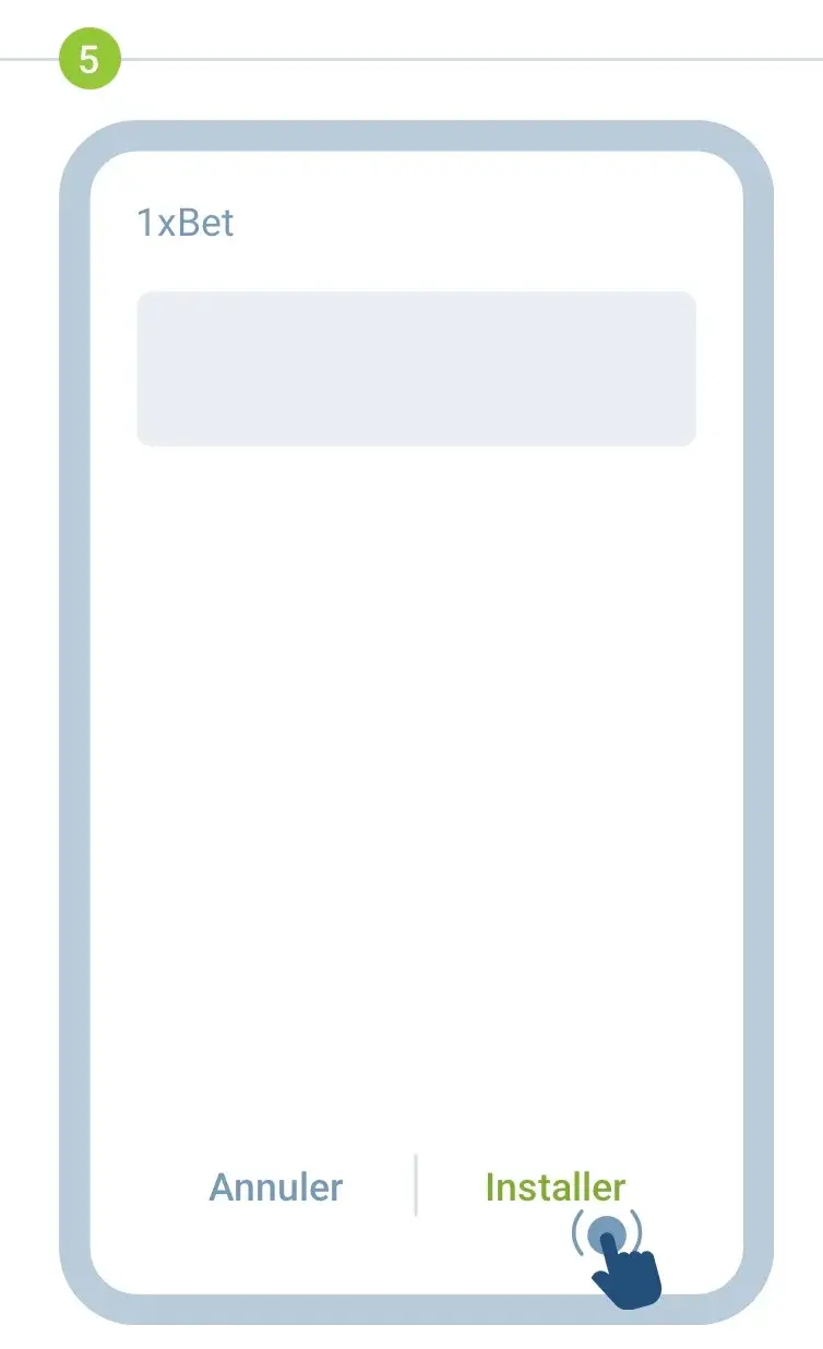 Étape 5 : Appuyez sur « Installer »