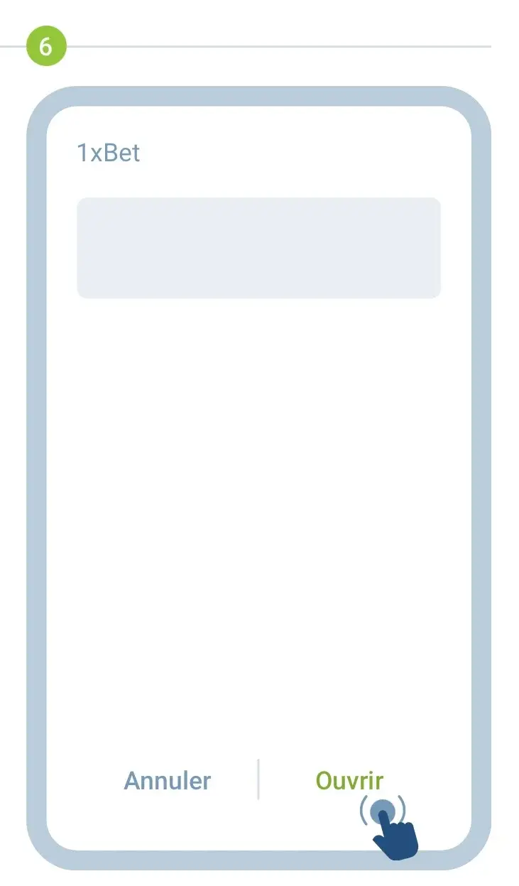 Étape 6 : Application installée