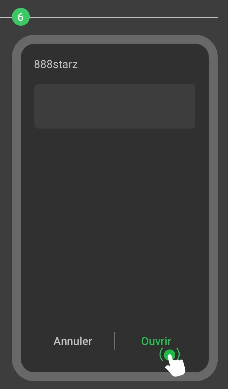 Étape 6 : Application installée