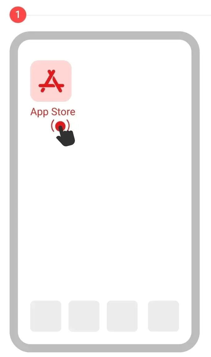 Étape 1 : Ouvrez l’App Store
