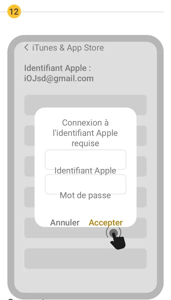 Étape 12 : Connectez-vous avec votre nouveau compte, passez à l’étape 9