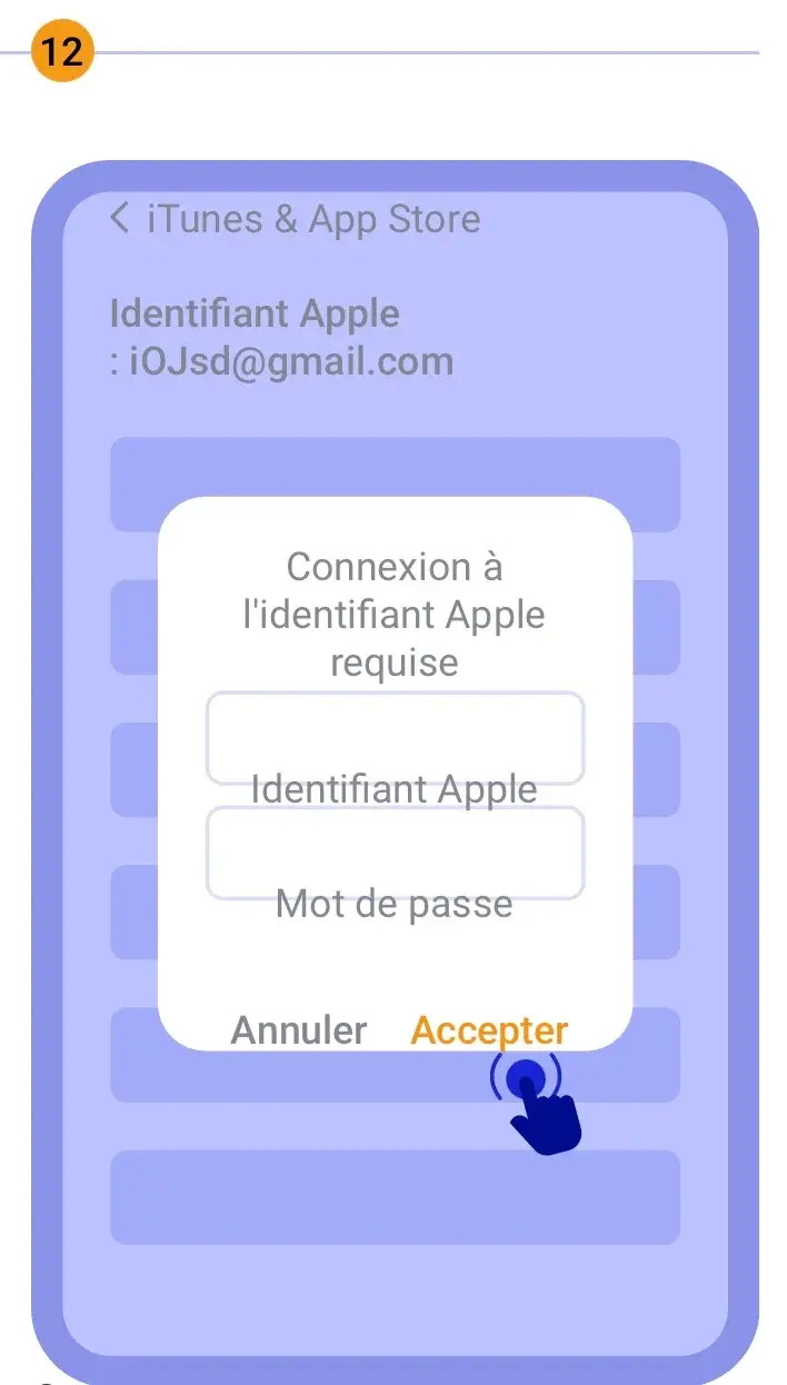 Étape 12 : Connectez-vous avec votre nouveau compte, passez à l’étape 9